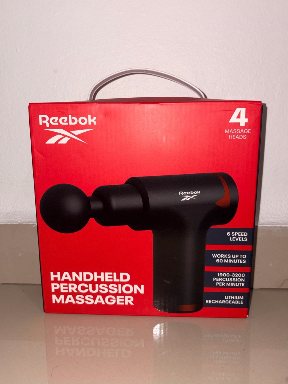 Brand new Reebok Handheld Percussion Massager